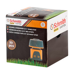 Ātrais savienotājs laistīšanas šļūtenei Schmith SGSZ-01, 1/2"