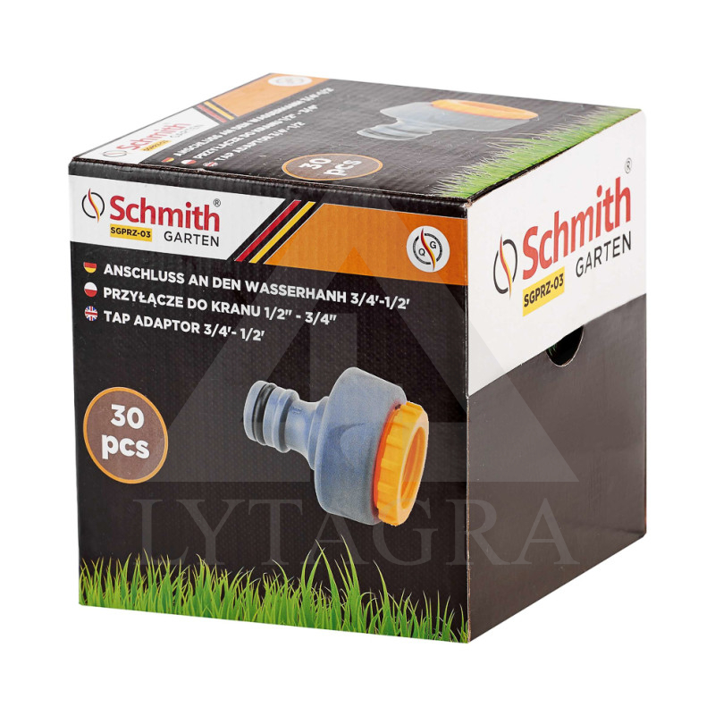 Adapteris laistīšanas šļūtenei Schmith SGPRZ-03, 1/2-3/4"