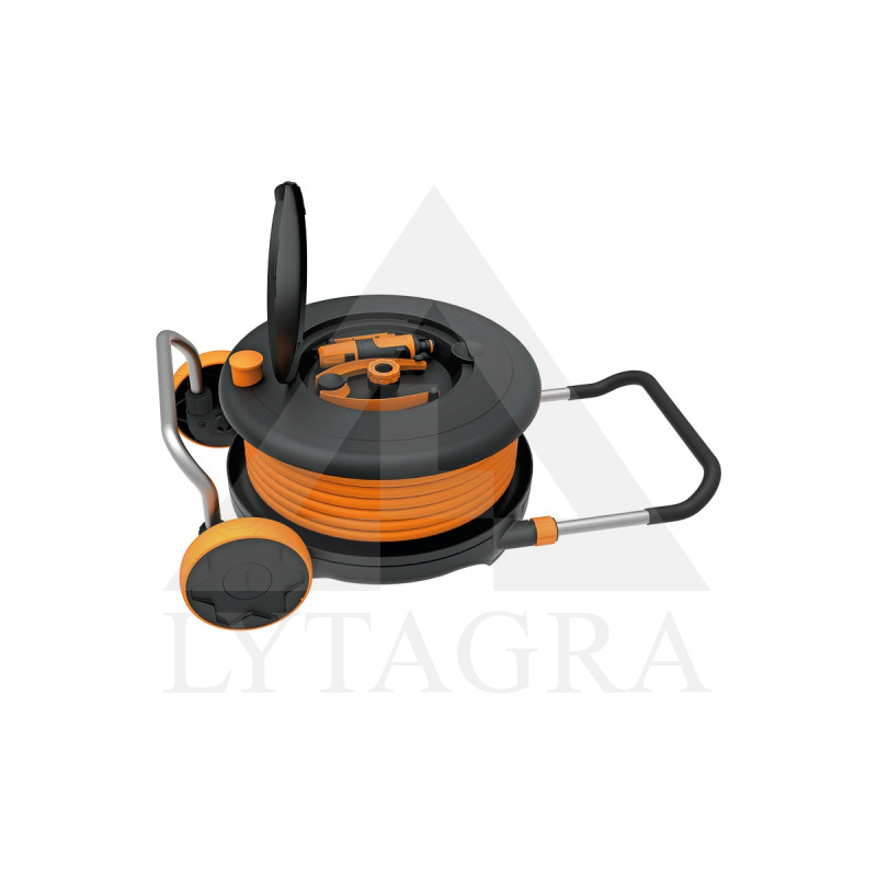 Dārza spole L 1/2 (13 mm), ar 30 m šļūteni Fiskars 1071670