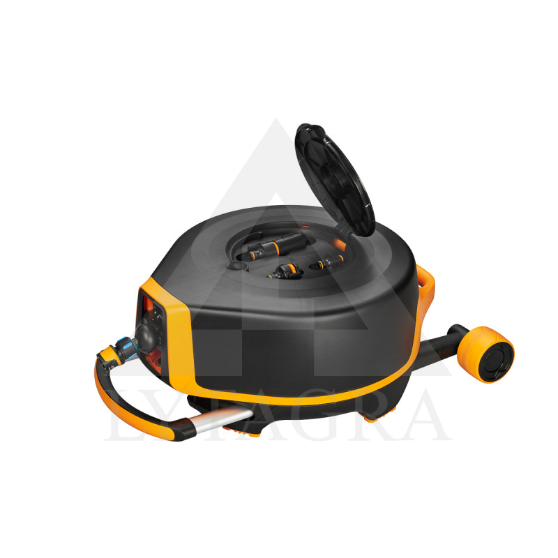 Fiskars XL automātiskā laistīšanas spole ar riteņiem 1025933