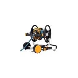 Laistīšanas šļūtenes ratiņi XL ar šļūteni un riteņiem Fiskars 1062256
