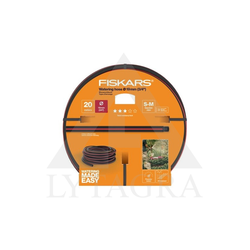 Laistīšanas šļūtene 19 mm (3/4) 20 m Q3/ Fiskars 1027109