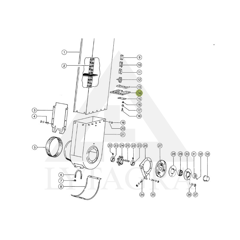 541782 GRAUDU ELEVAT. ĶĒDE CLAAS