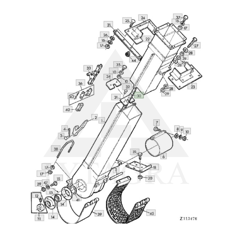 AZ29952/A31410 GRAUDU ELEVAT. JOHN DEERE