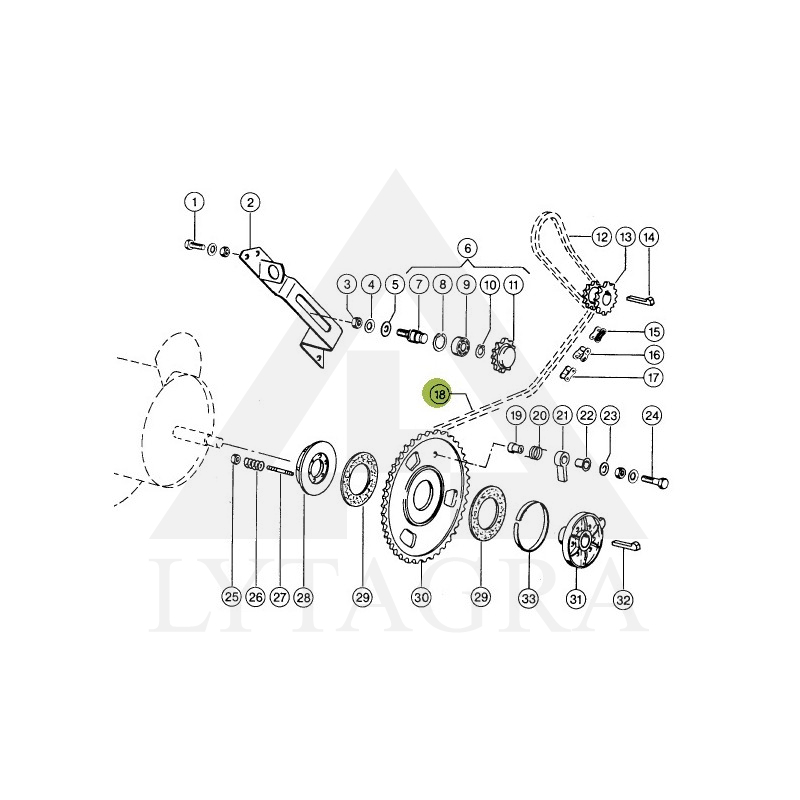 6293390 DISKS D-80mm CLAAS