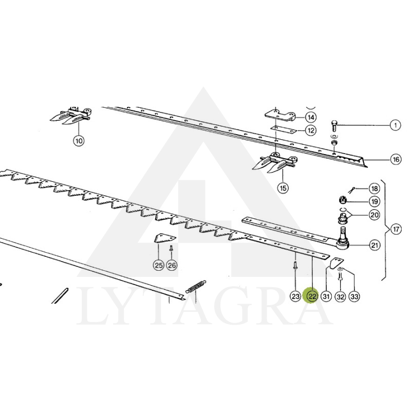 2370540 KNIEDES 6,0x30mm 0,5kg. CLAAS