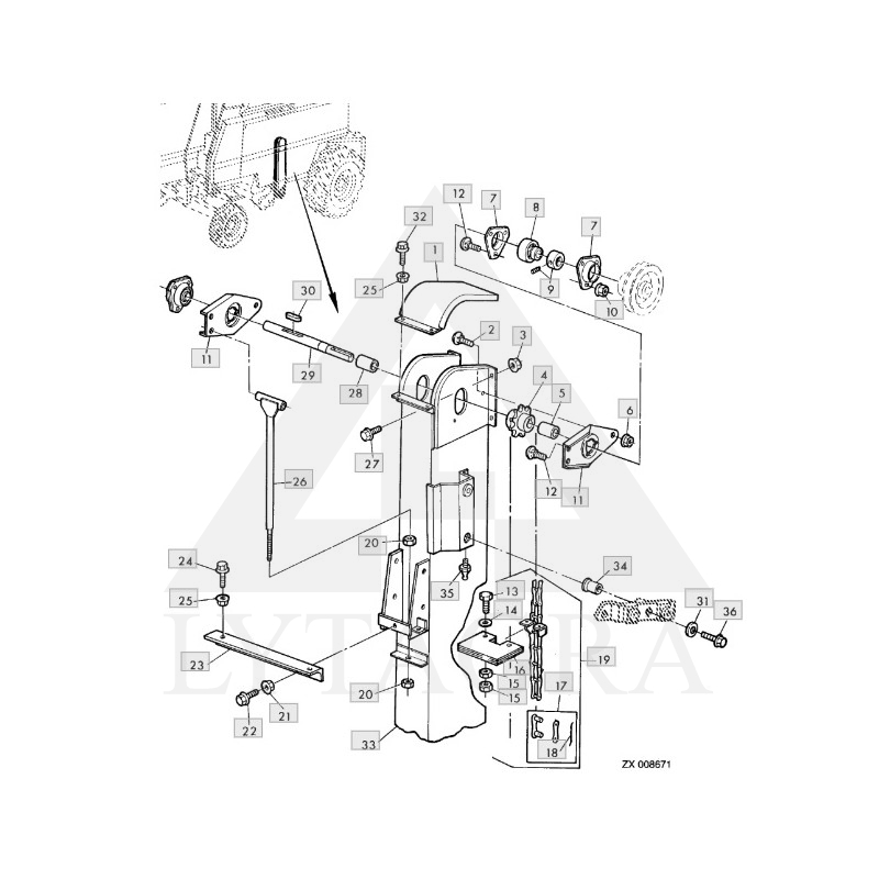 AZ46273 ELEVAT. ĶĒDE JD