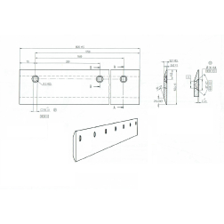 GREIDERA NAZIS 1820X152X13MM 7C BORON