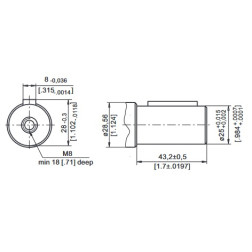 HIDROMOTORS BMP80 25MM 740APS/MIN 9.1KW