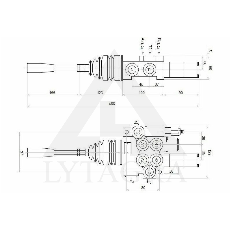 05P40 5xA1+2xJOY 5 SEKC. SADALĪTĀJS 40L SU 2