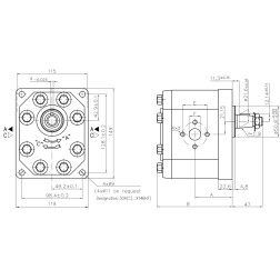 H30A32X146 HIDROSŪKNIS 48L 250BAR