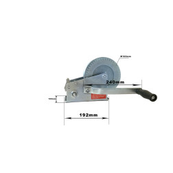 Manuālais vilkšanas mehānisms Realtek 124018-3000, 1350 kg