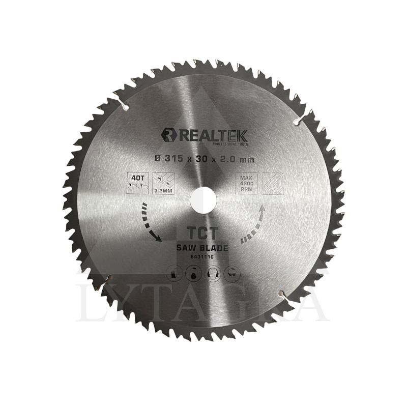 Griešanas disks kokam Realtek 8431116 315x30x40T