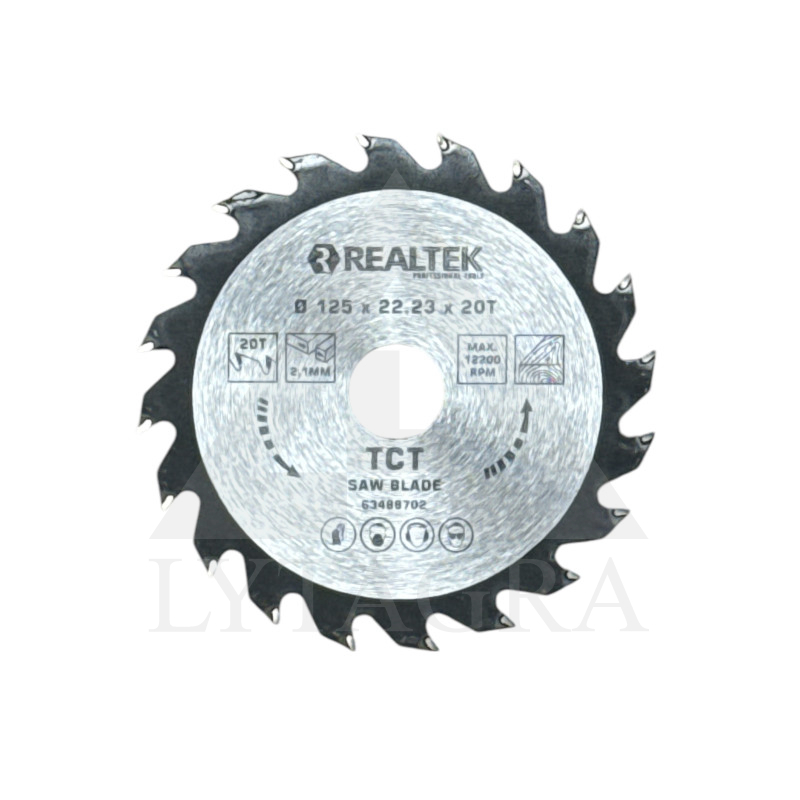 Griešanas disks kokam Realtek 63488702 125x22.23x20T