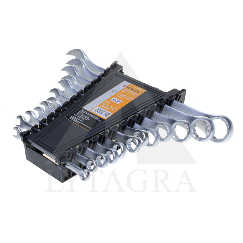 Kombinētās uzgriežņu atslēgas REALTEK 13903004 12 gab. (6-22 mm)