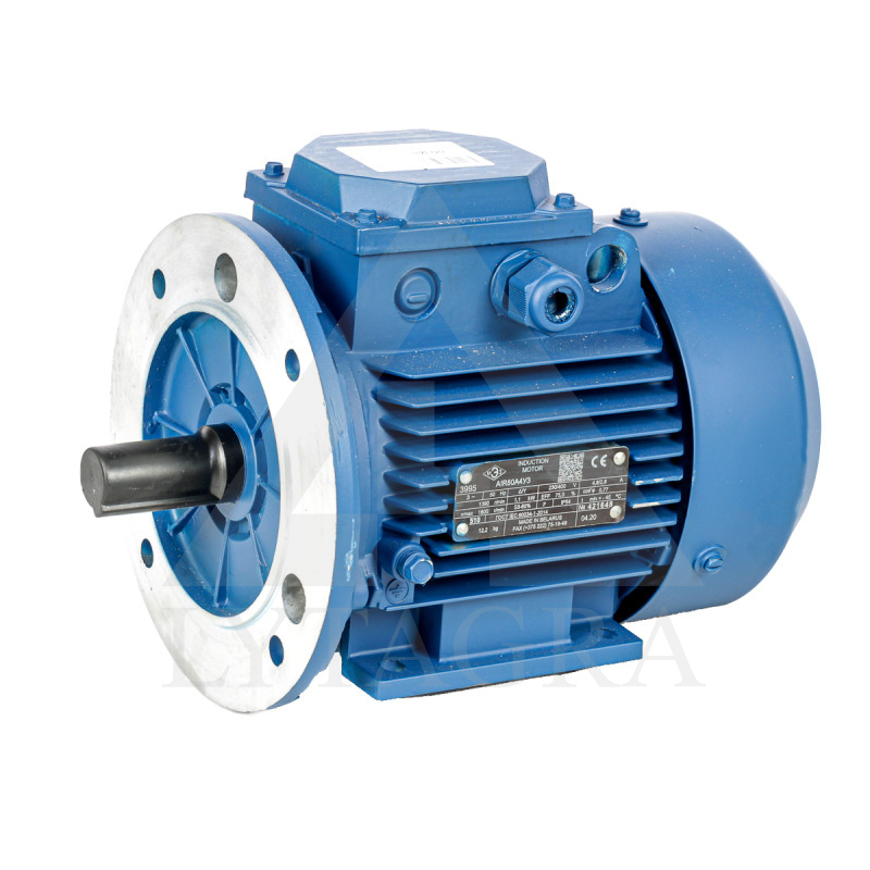 Elektriskais trīsfāžu motors 1,1 kW / 1000 APS / FL-PAD