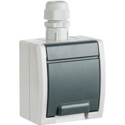 LIGZDA 10A/250V AQUANT IP65 PELĒKA 1244-65