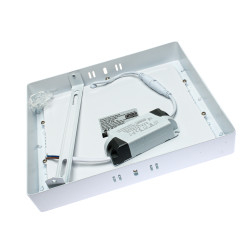 LED lampa kvadrātveida Stromtec QS-PL-18W-NS-S