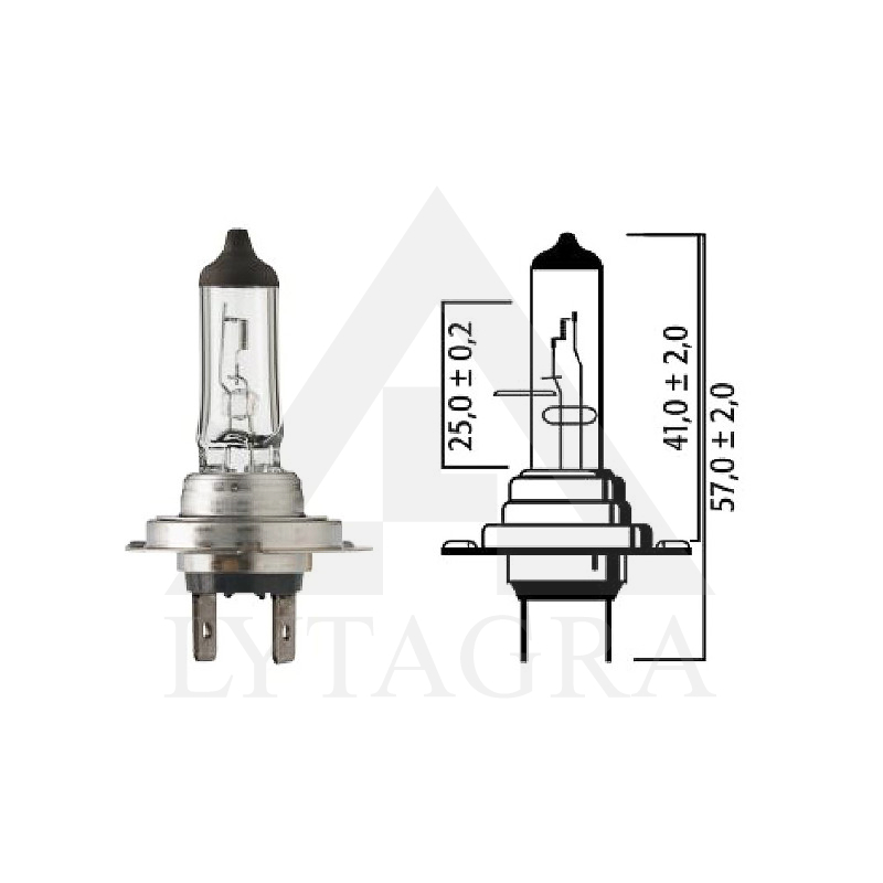 H7 12/55 KL SPULDZE PX22d 86230Z