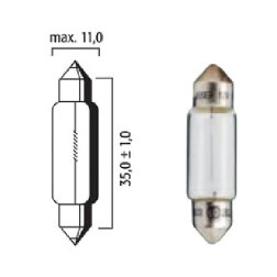 12/5C KL SPULDZE C5W CV8.5 86321Z PIRKSTIŅŠ(10x36)