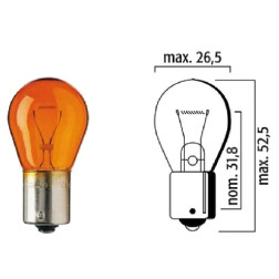 86404Z SPULDZE 12-21 DZELT. 12V21W