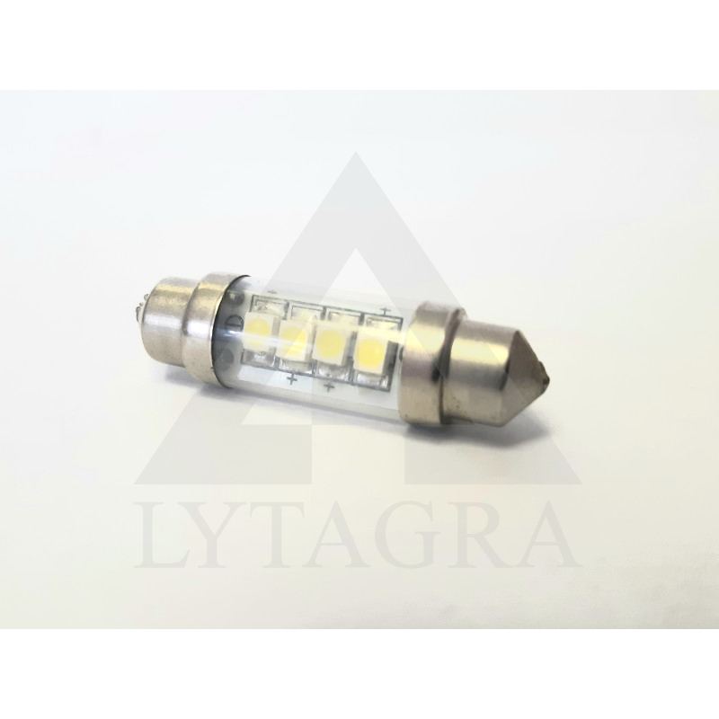 SPULDZE LED SV 24V39MM. 6 DIOD(F39A-6S50-24V) 2100