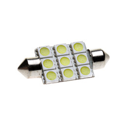 SPULDZE LED SV 12V39MM 9DIOD. F39A9S50 210010337
