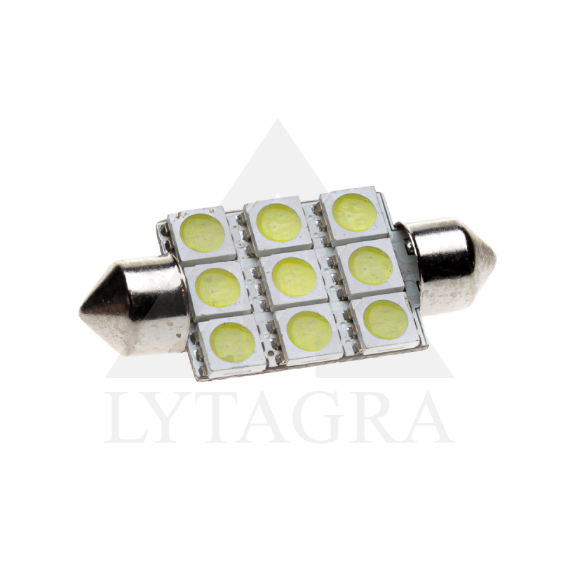SPULDZE LED SV 12V39MM 9DIOD. F39A9S50 210010337