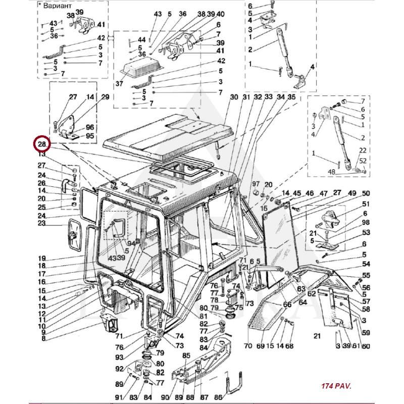F202-01 PROFILS STIKLAM /BEZ RĀMJA/
