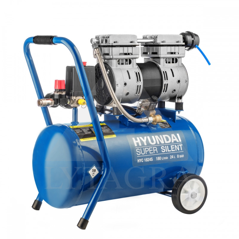 Bezeļļas gaisa kompresors Hyundai HYC 750-24S