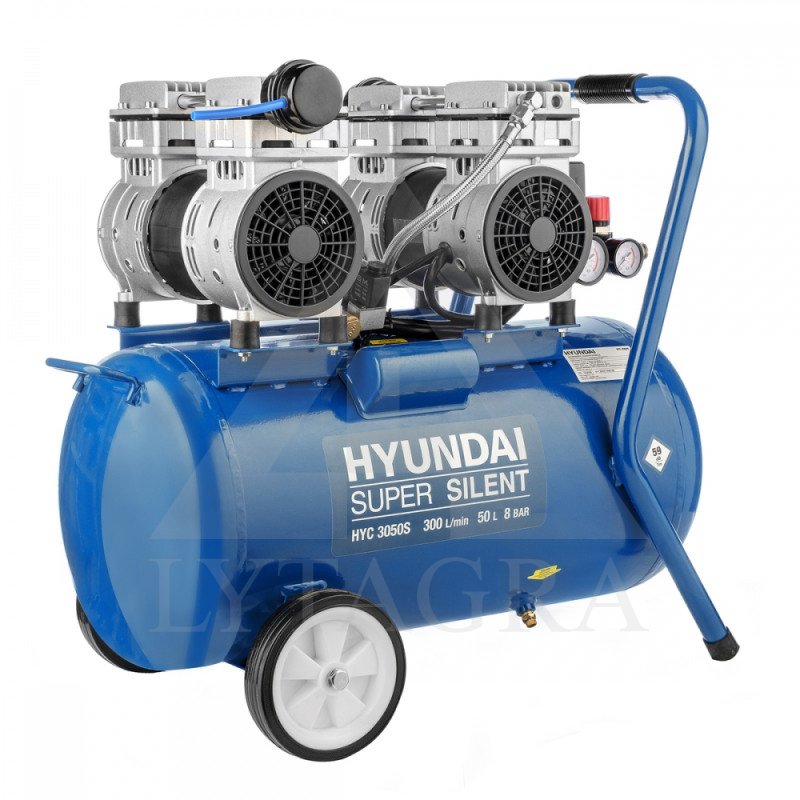 Bezeļļas gaisa kompresors Hyundai HYC 1500-50S