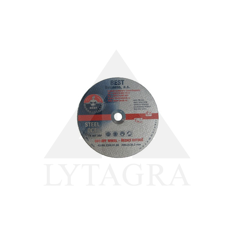 Metāla griešanas disks Best Business, 230x3.0x22