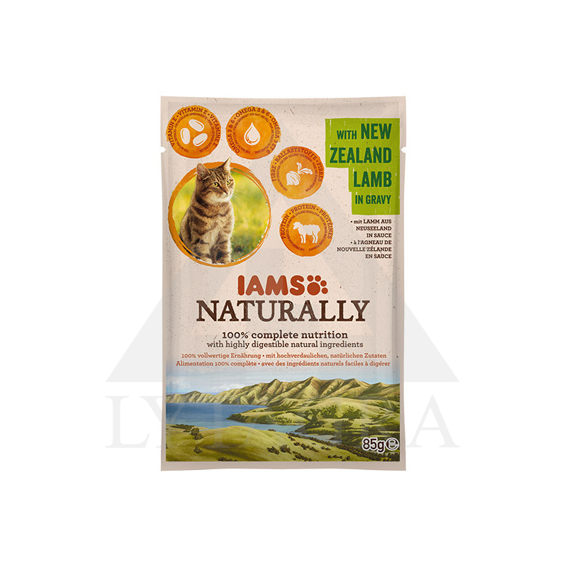 Konservēta barība kaķiem IAMS ar jēra gaļu 85 g 81602703