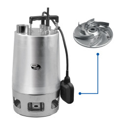 Iegremdējamais notekūdeņu sūknis Aquacup Best Inox 1100 V