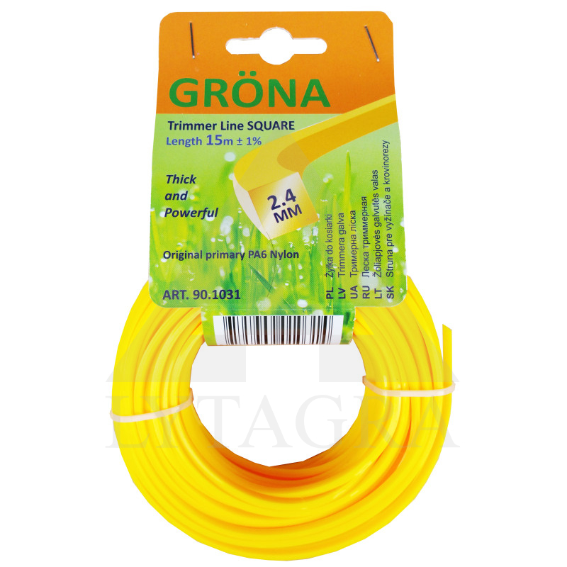 Trimera aukla Grona 90.1033, 3,0x15 kvadrātveida