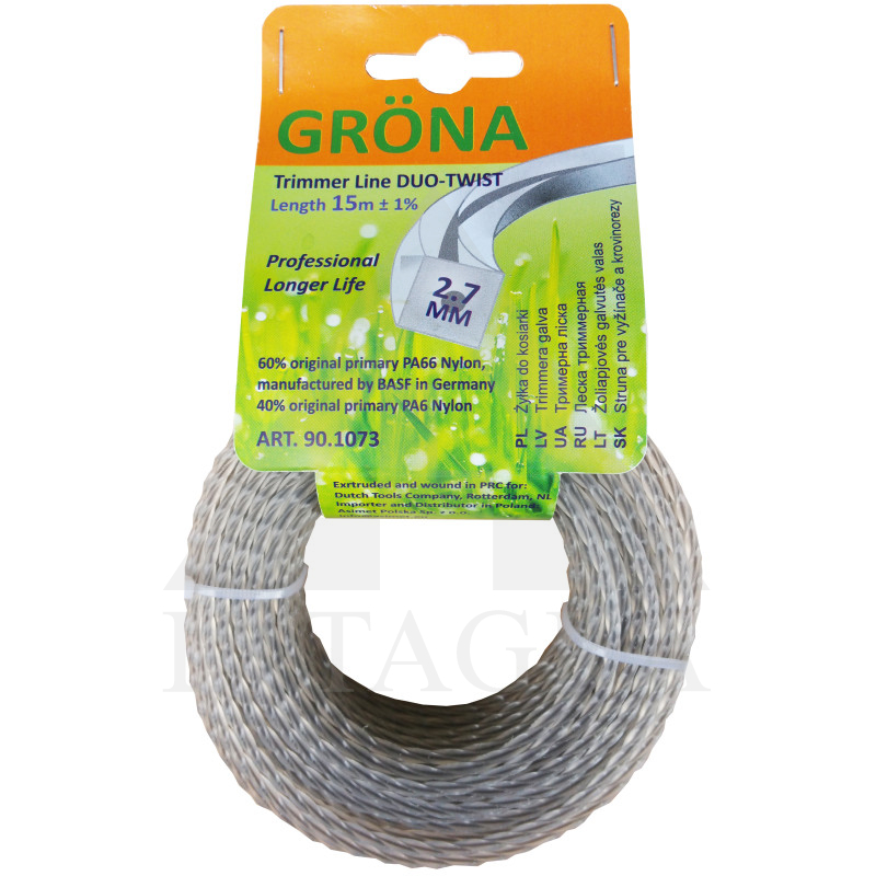 Trimera aukla Grona 90.1073, 2,7x15 kvadrātveida
