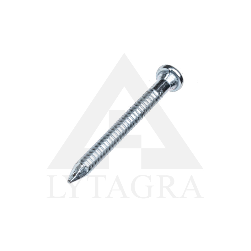Cinka naglas 4,0 x 40 rievotas