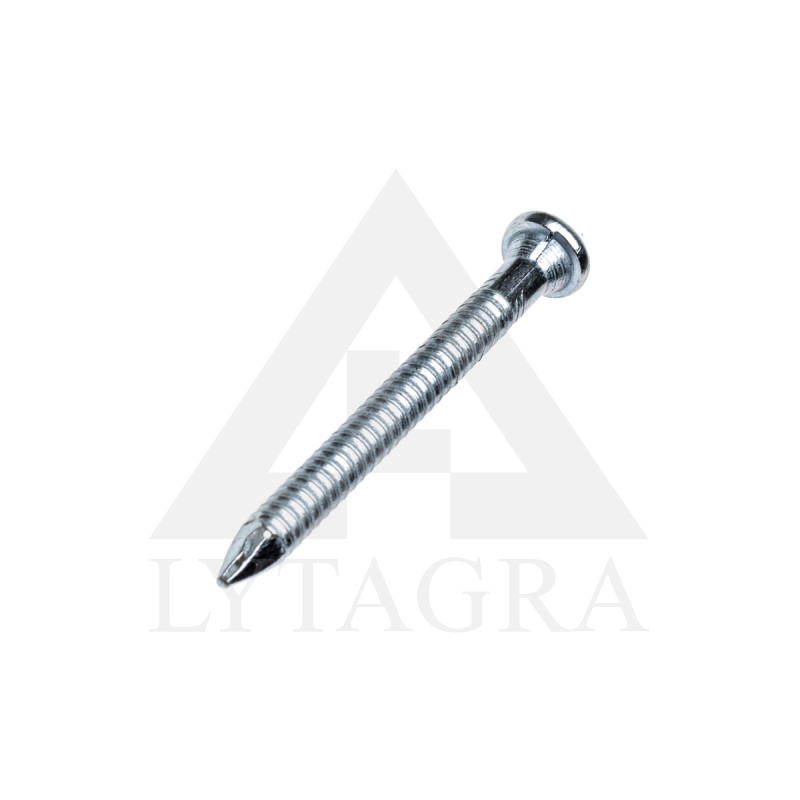 Cinka naglas 4,0 x 60 rievotas