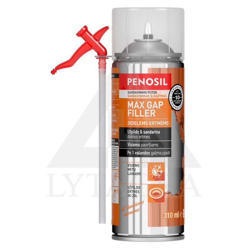 PENOSIL Max Gap Filler salmiņu blīvēšanas putas, 310 ml