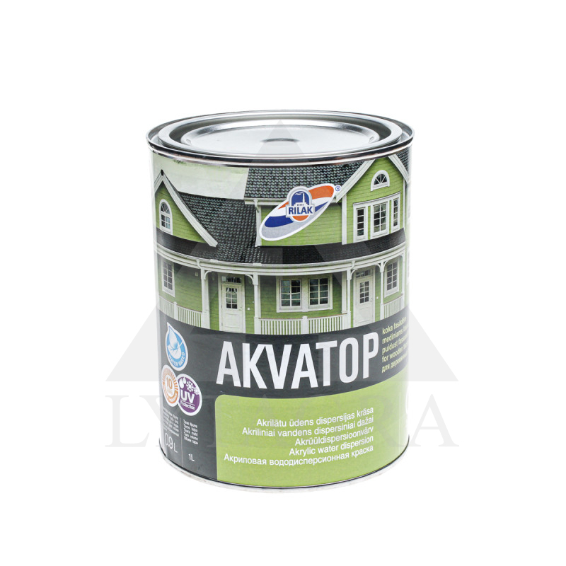 Akvatop koka krāsa 0,9 l zaļa