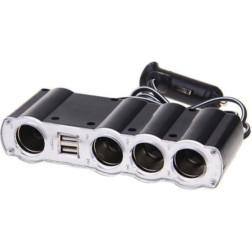 SADALĪTĀJS 4 LIGZDAS 2 USB 1A