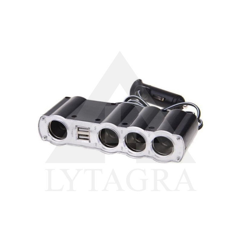 SADALĪTĀJS 4 LIGZDAS 2 USB 1A