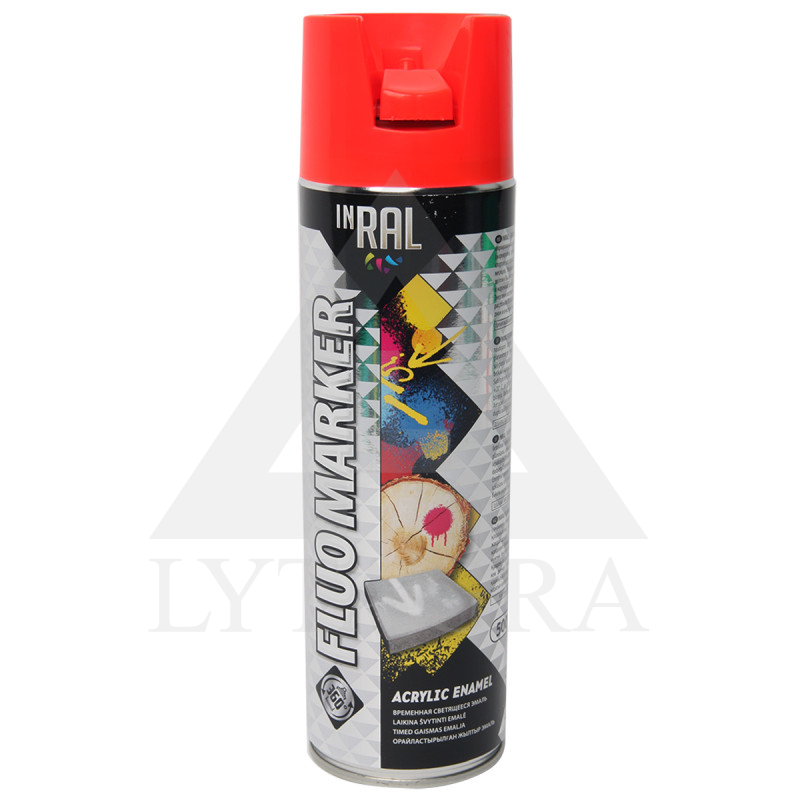 Fluorescējošs aerosola marķieris, FLUOMARKER, sarkans, INRAL