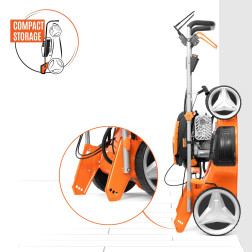 Pašgājējs benzīna zāles pļāvējs DAEWOO DLM 50SPE 46cm ar elektrisko starteri