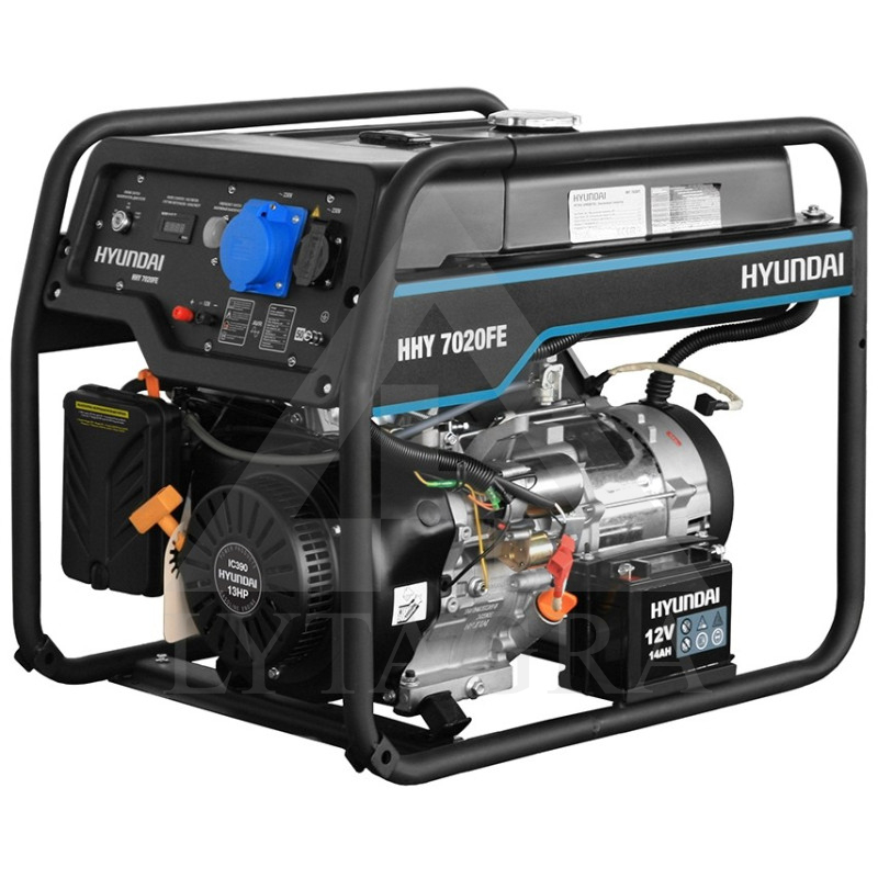 Benzīna ģenerators 5,5 kW Hyundai HHY 7020FE