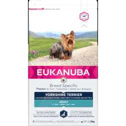 Suņu barība EUKANUBA pieaugušiem Jorkšīras terjeriem ar vistu 2 kg