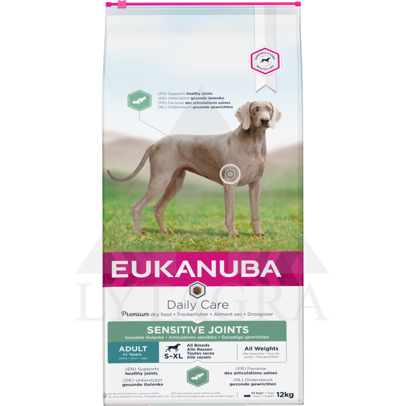 EUKANUBA barība suņiem ar jutīgām locītavām 12 kg