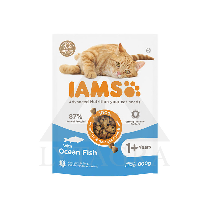 Kaķu barība IAMS ar jūras zivīm 800 g 81603122