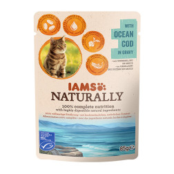 Konservēta barība kaķiem IAMS ar mencu 85 g 81602708