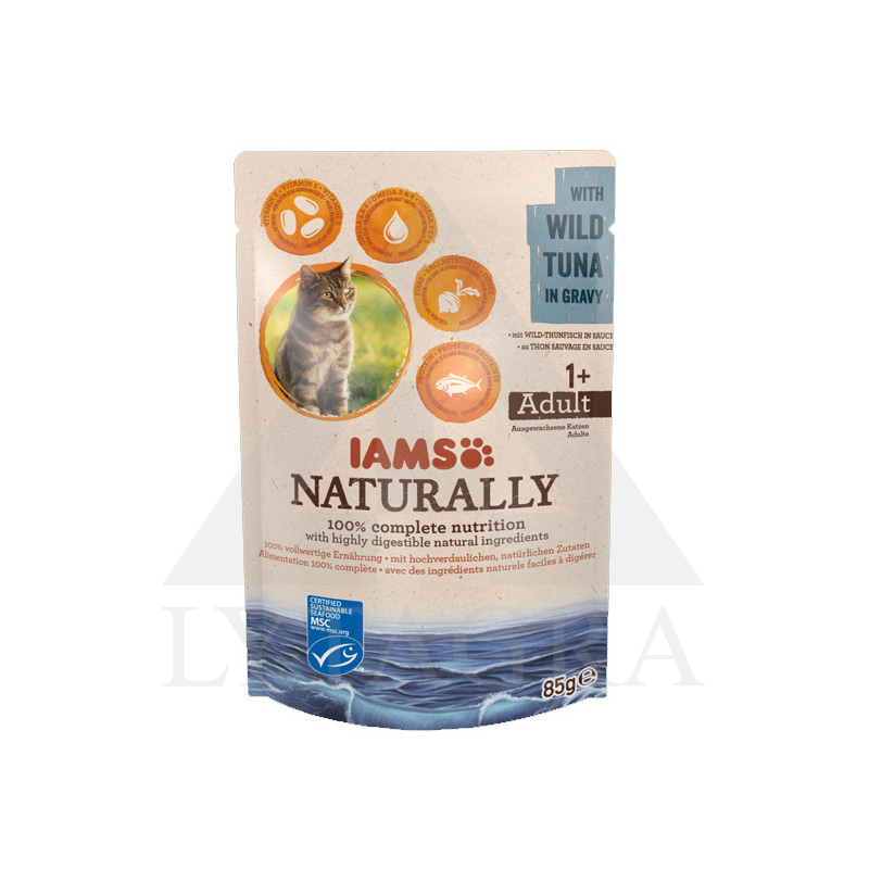 Konservēta barība kaķiem IAMS ar tunci 85 g 81602707